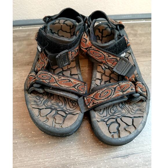 Teva Men's Sandals Tribal Pattern Size 7 - Picture 1 of 6